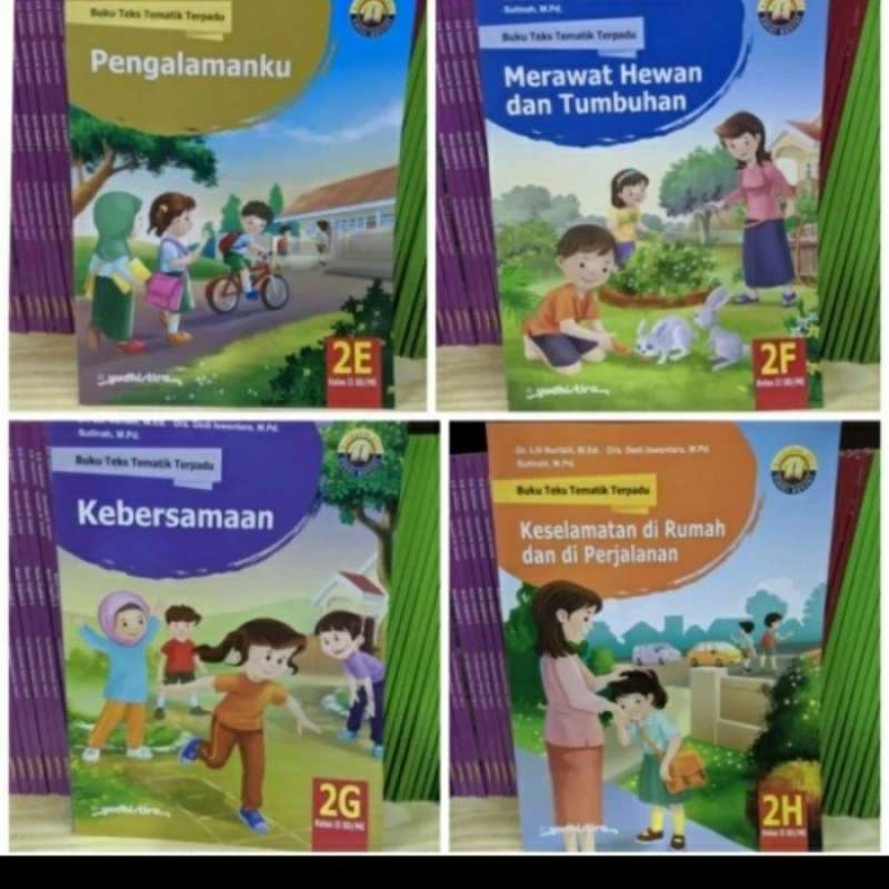 Promo Paket Buku Sd Kelas 2 E F G H Teks Tematik Terpadu Yudhistira ...