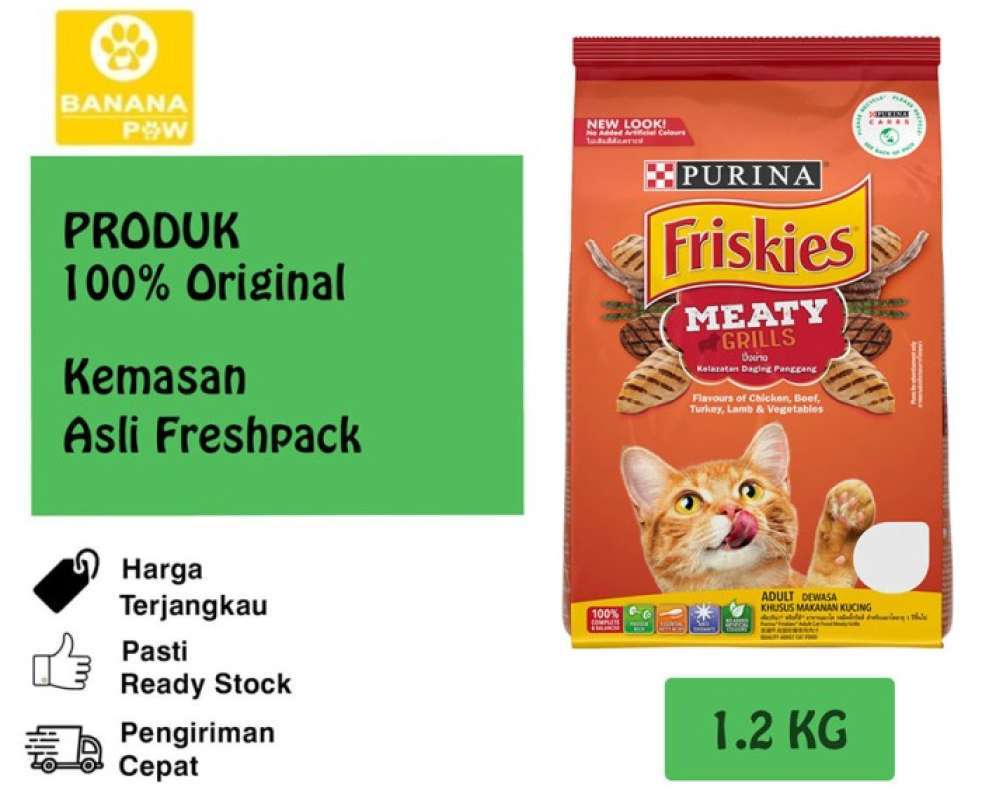 Jual Purina Friskies Meaty Grills 1.2kg Promo Price Di Seller Raindrop Cengkareng Timur Kota Jakarta Barat Blibli