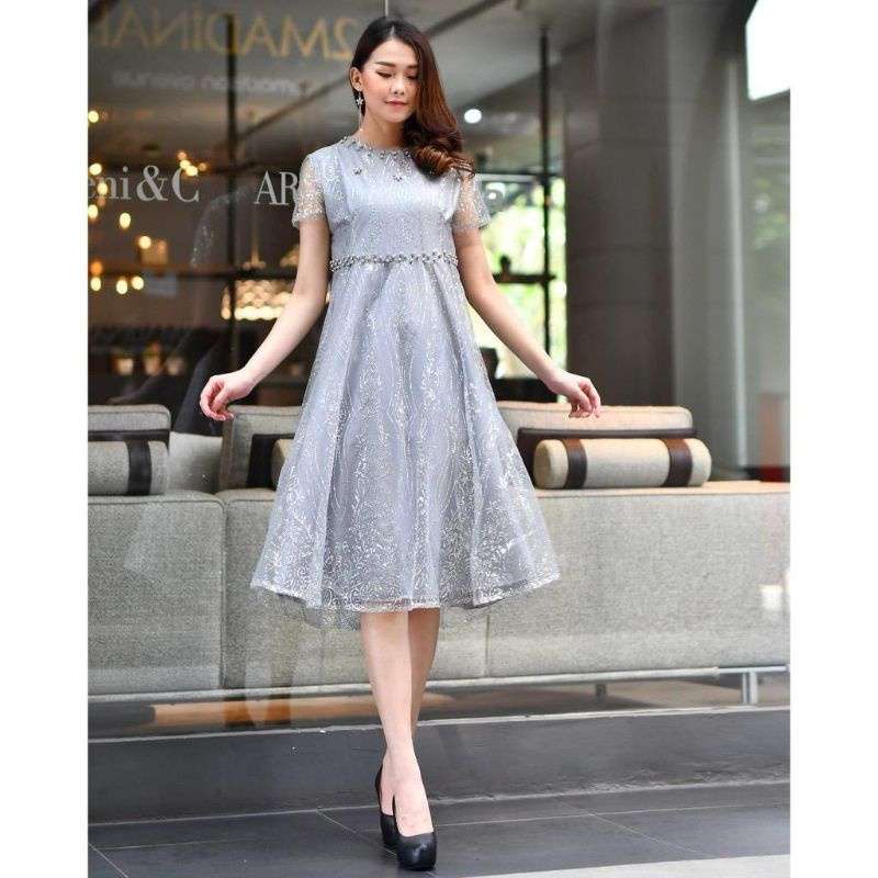 Jual Dress Natal Dress Pesta Dress Wanita Kekinian M Silver Di Seller Grand Pasaraya Cengkareng Timur Kota Jakarta Barat Blibli