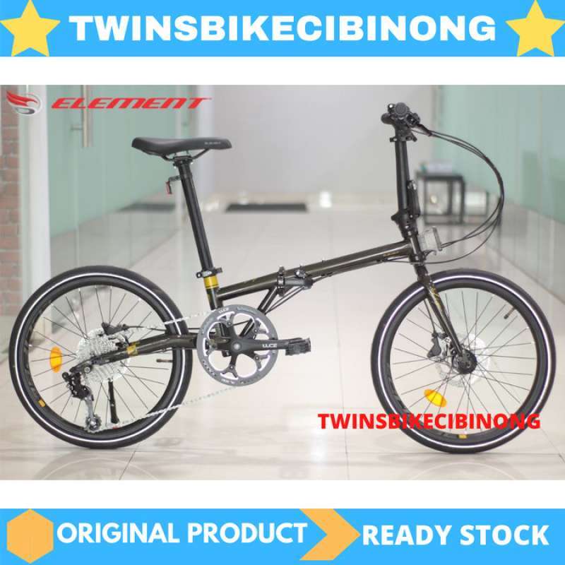PROMO SEPEDA LIPAT 20 ELEMENT CLIP CHROMOLY HYDRAULIC