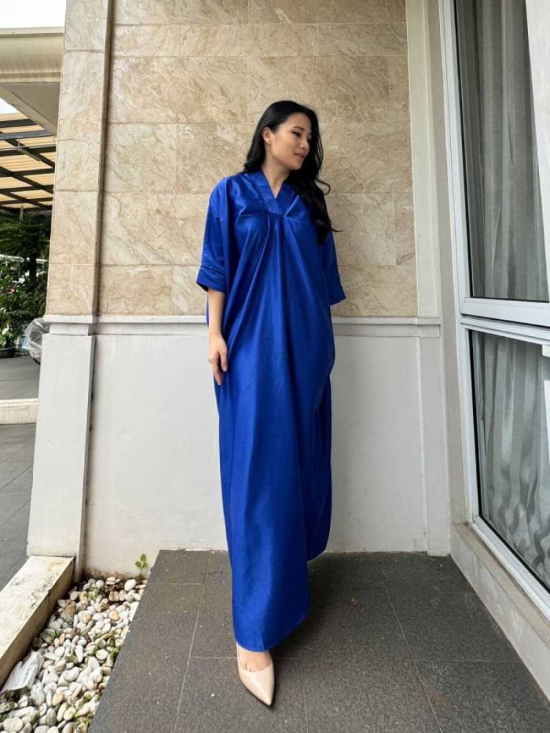Jual Kaftan Kavana Polos Satin Kaftan Jumbo Polos V Neck 9623 Mydress Di Seller Zati Shop Cengkareng Timur Kota Jakarta Barat Blibli