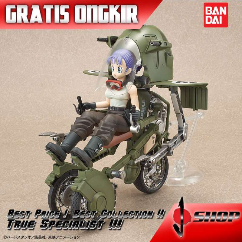 Figurine Dragon Ball Z Bulma's Bike Figure-rise Mechanics - Model Kit Bandai à Assembler, Collection Manga