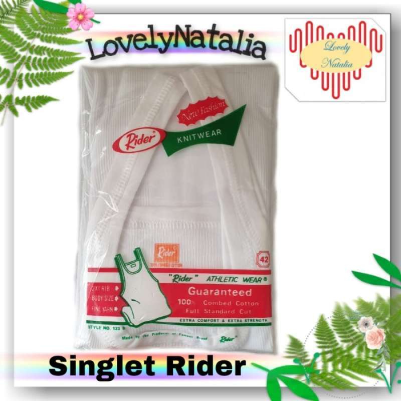 Singlet Rider Jual Singlet Pria Rider | Pakaian Dalam | Kaos Kutang | Putih Di Seller ...