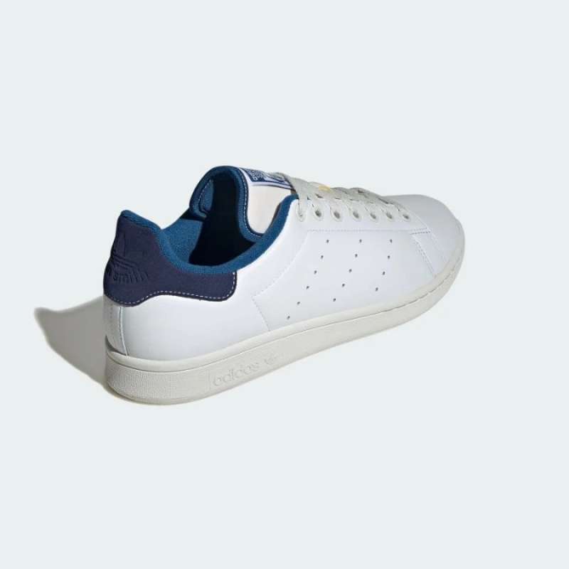 Jual Sepatu Sneakers Pria adidas Stan Smith White Dark Blue