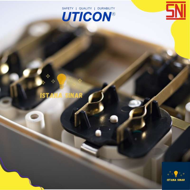 Jual Stop Kontak Uticon 3 4 5 6 Lubang + Saklar Masing Masing Saklar ...