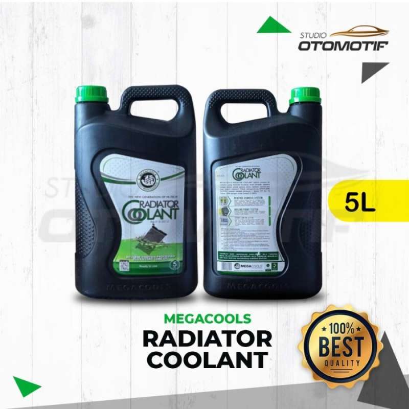 Jual Megacools Coolant 5l Hijau Air Radiator Coolant 5 Liter Di Seller ...