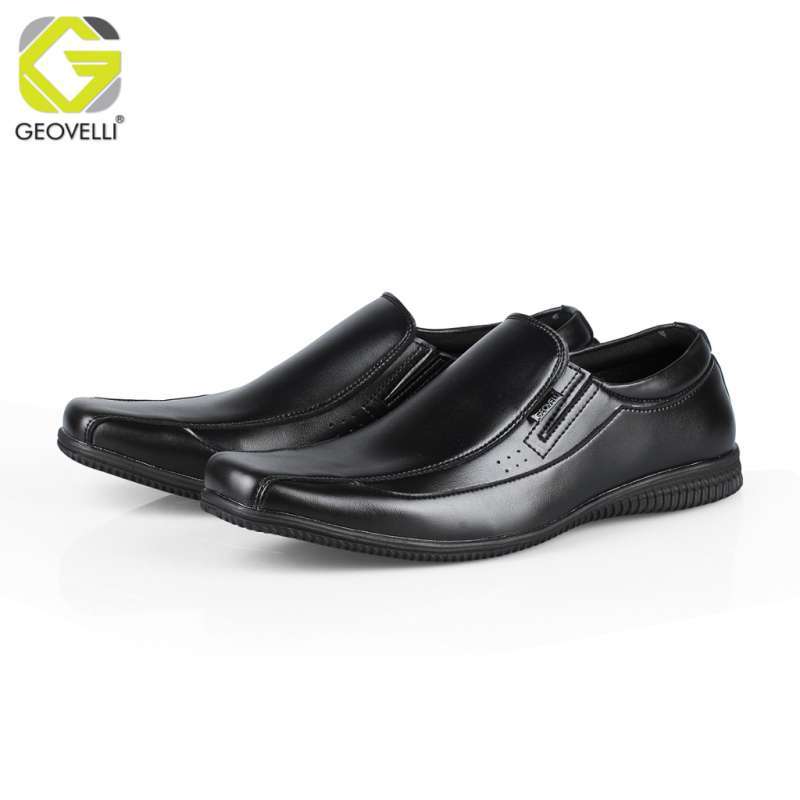 Promo Bossindo Sepatu Slip On Sepatu Pantofel Hitam Pria Formal