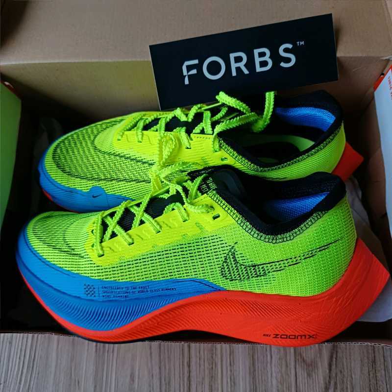 Nike ZoomX Vaporfly Next% Steve Prefontaine Volt || yellow green blue