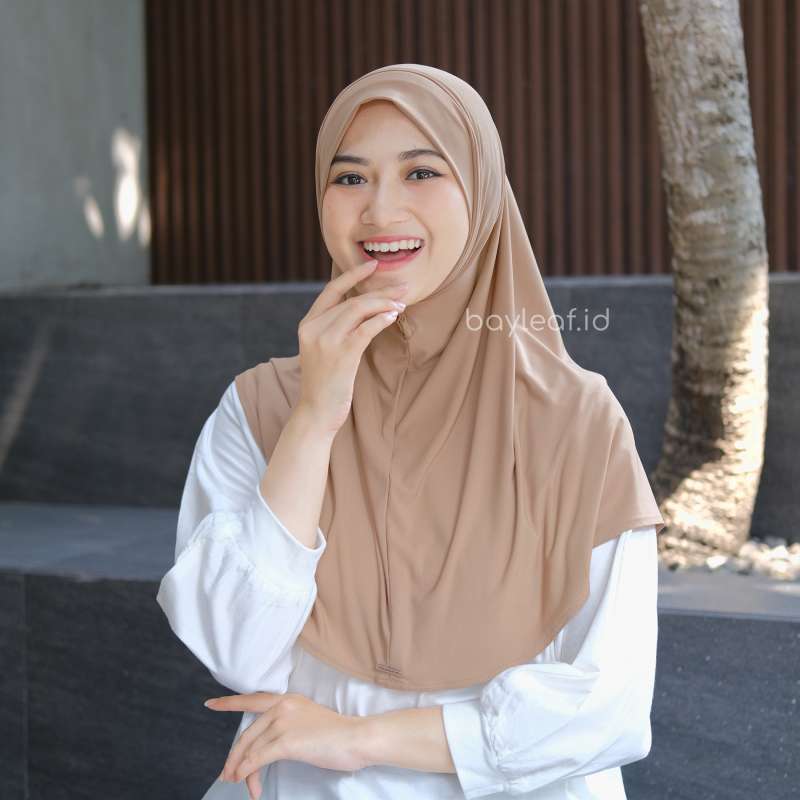 Lingkar Dada Overall Hijab Casual Gym Sport Dress Dusty Pink – Arktiv