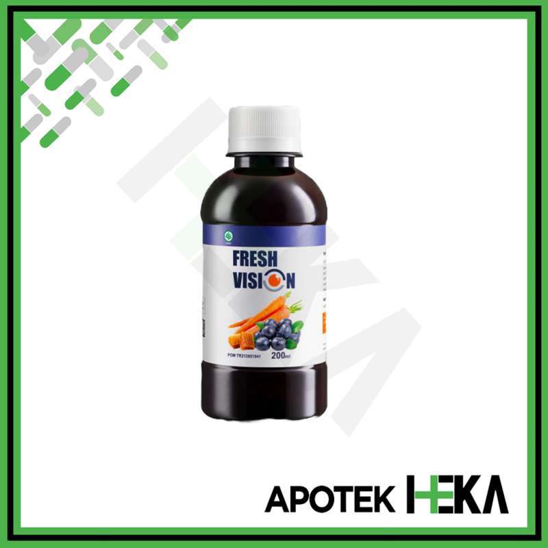 Jual Vitamin Mata Fresh Vision 200 Ml - Menjaga Kesehatan Mata / Minus ...