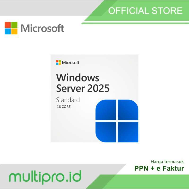 Jual Microsoft Windows Server 2025 Standard - 16 Core License Pack Di ...