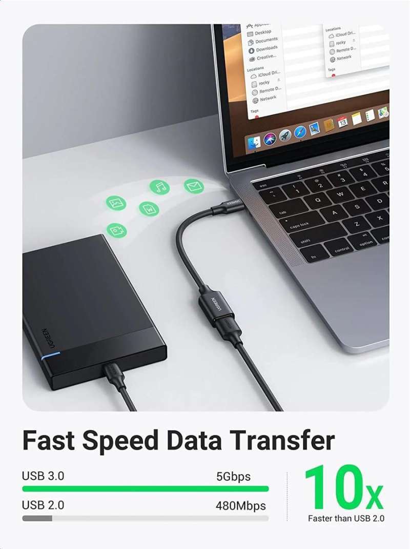 Jual Ugreen Otg Type C To USB A 3.0 Converter Adapter 5gbps Di Seller ...