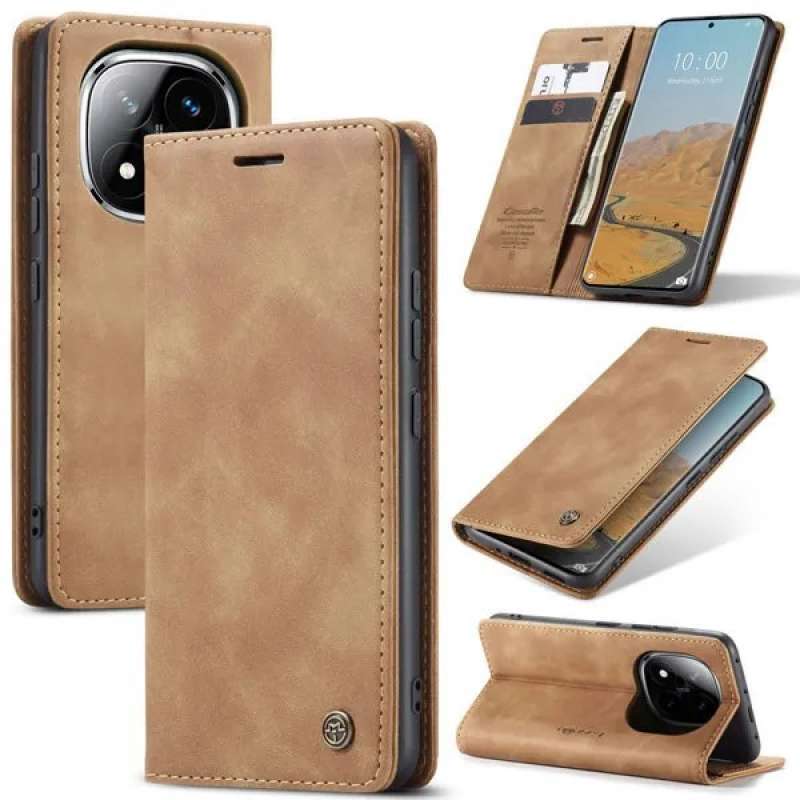 SEAHAI Leather Folio Case For Xiaomi Redmi Note 14 Pro 5G, Ultra Thin - View #9