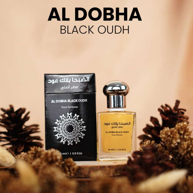 Parfum Black Oud 15ML Al Dobha DO Roll On Non Alkohol Pure Parfum Woody  untuk Pria dan Wanita Parfum Umur Tahan Lama Sampai 24 bulan