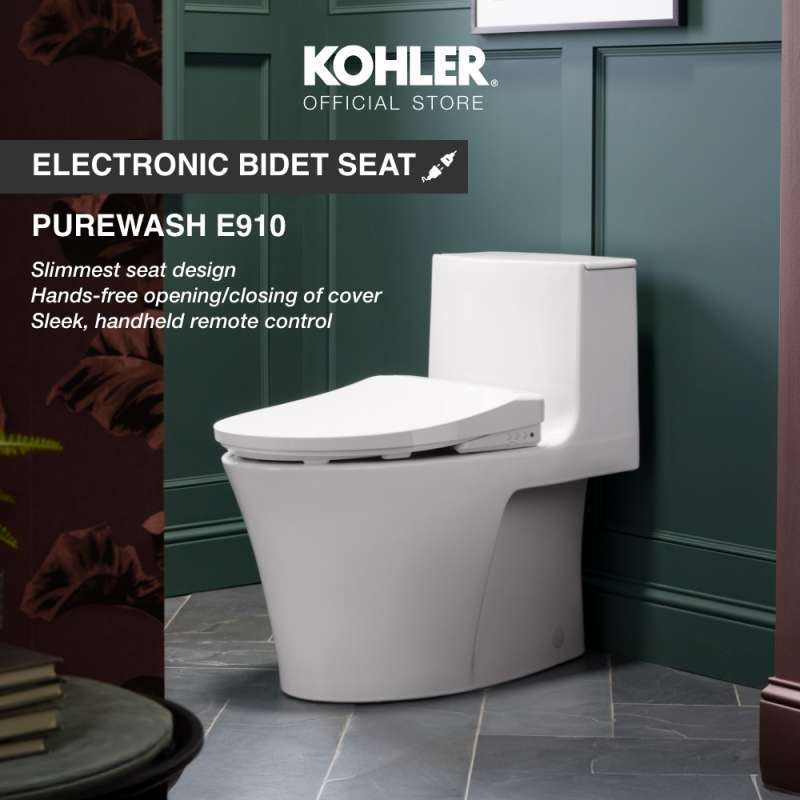 Promo Kohler Purewash E910 Smart Bidet Seat Tutup Kloset Pintar ...
