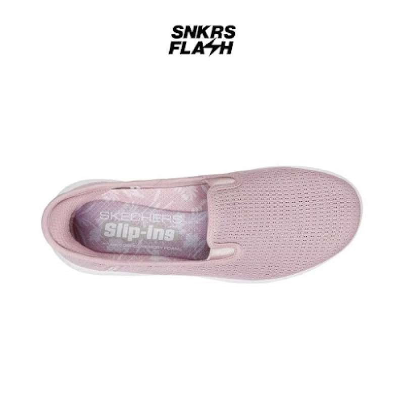 Sepatu Casual Wanita SKECHERS Go Walk Travel Mauve 124770MVE