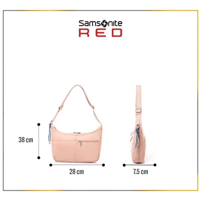 Jual Samsonite Red Label Flotta Hobo Bag Pink Di Seller House Of