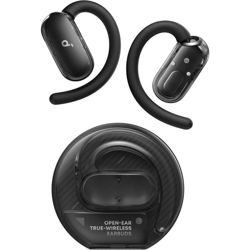 ANKER A3878 SOUNDCORE V40i Open Ear Headphones Crystal Clear Lidless Case  Adjustable Ear Hooks Rich Bass IP55 Waterproof 21H Playtime Bluetooth 54 - Main Image