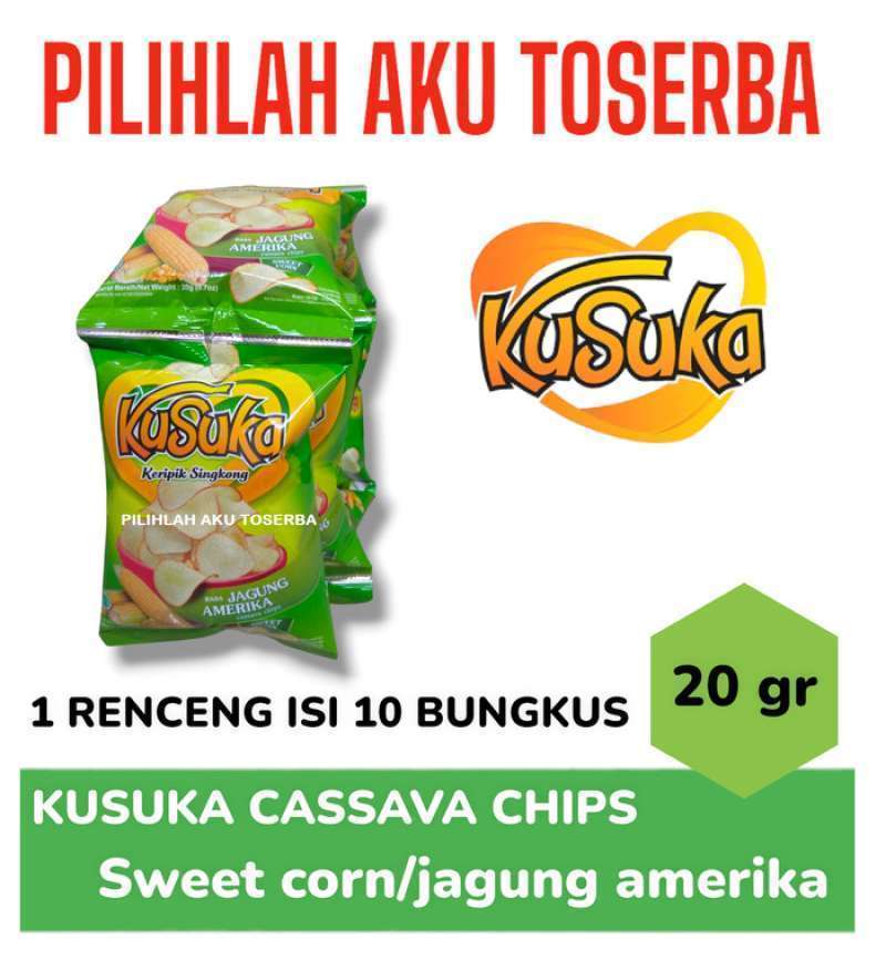 Kriptela Renceng Promo Kusuka Keripik Singkong Jagung Amerika Renceng - ( Harga 1 ...