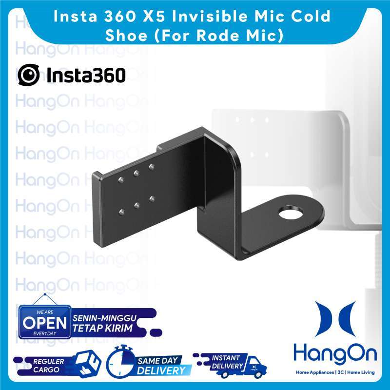 Insta360 Invisible Mic Cold Shoe (For Rode Mic) for Insta 360 X5 Action  Camera Fit RØDE Mic Wireless Lightweight and Durable High Quality