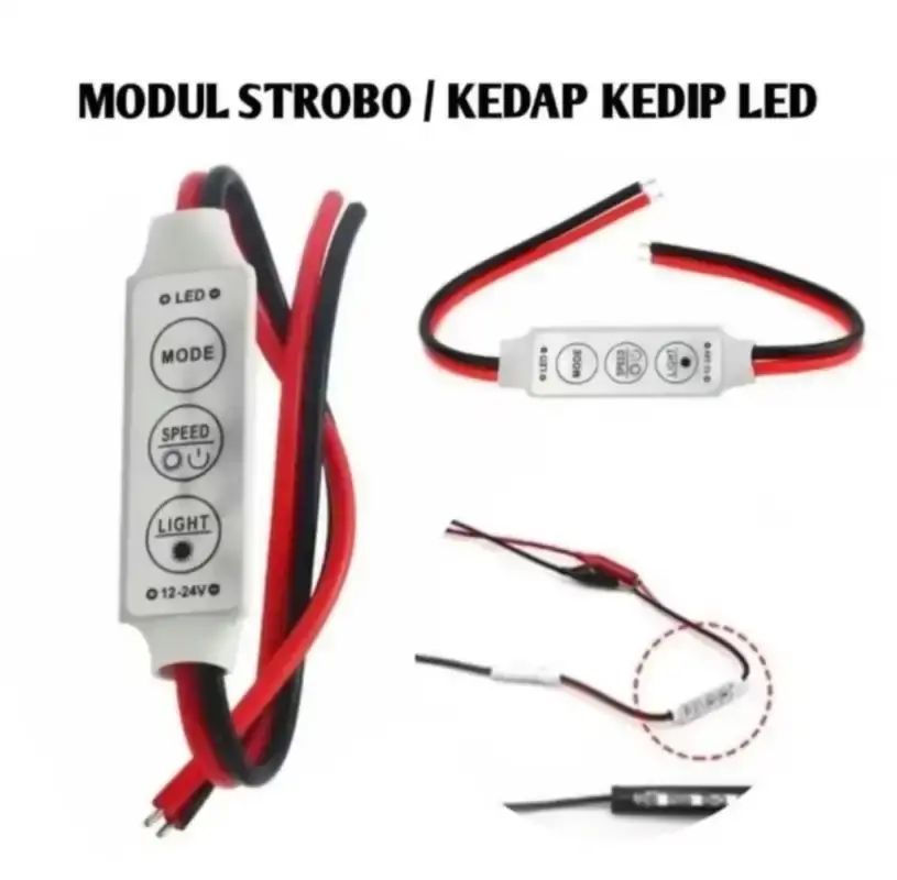 Modul Flash Jual Modul Lampu Flash Blitz 6 Mode 6 Speed 12v 24v Di Seller Kurnia ...