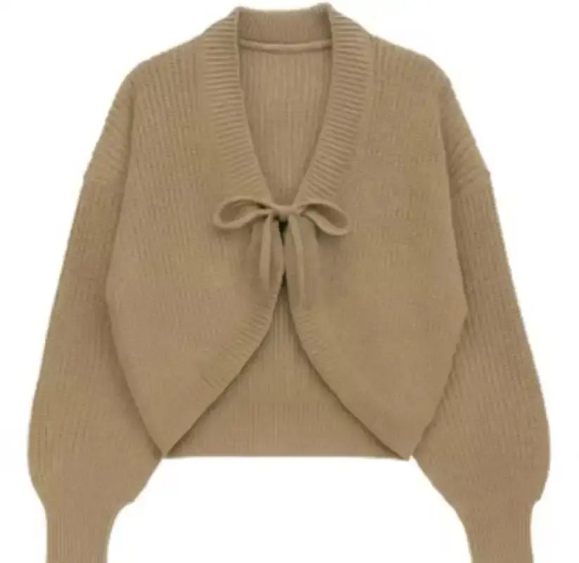 Promo Cardigan Rajut Crop Balero Tali Depan Atasan Perempuan / Outer ...
