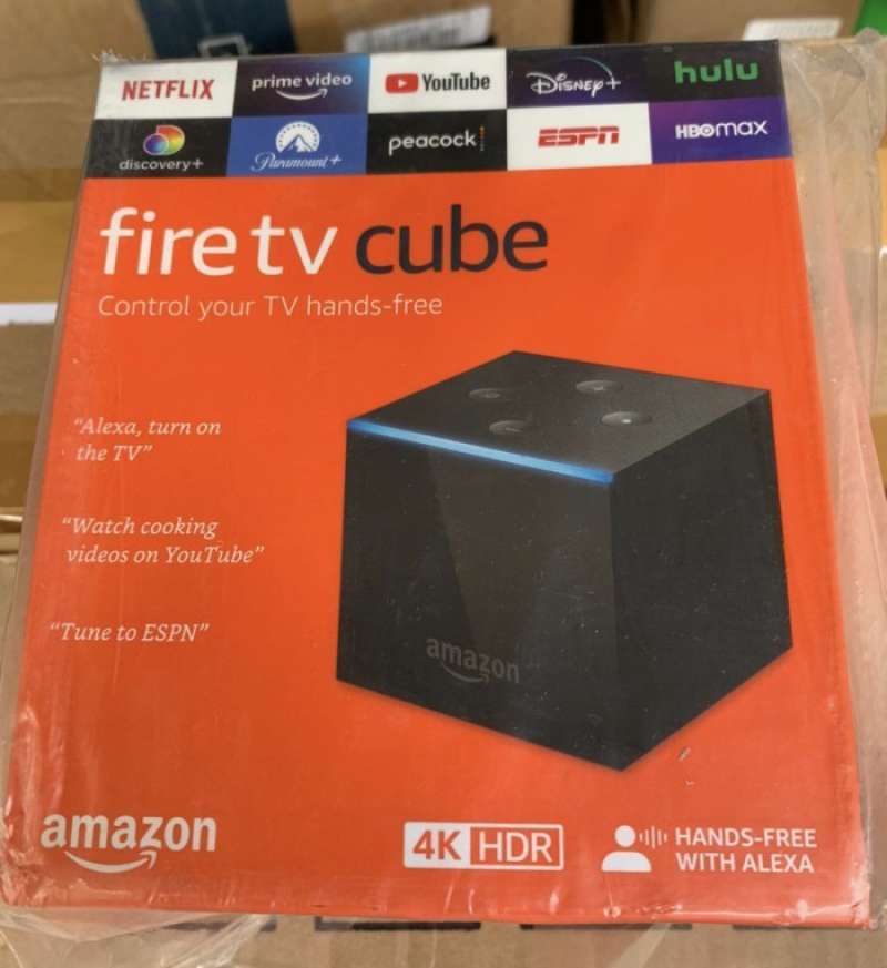 Jual Amazon Fire TV Cube (2nd gen) with Alexa Voice Remote (3rd gen) di