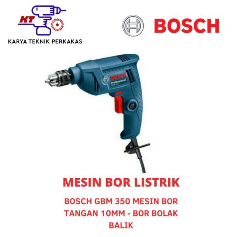 Promo Bosch Gbm 350 Mesin Bor Tangan 10Mm - Bor Bolak Balik Diskon 17% ...