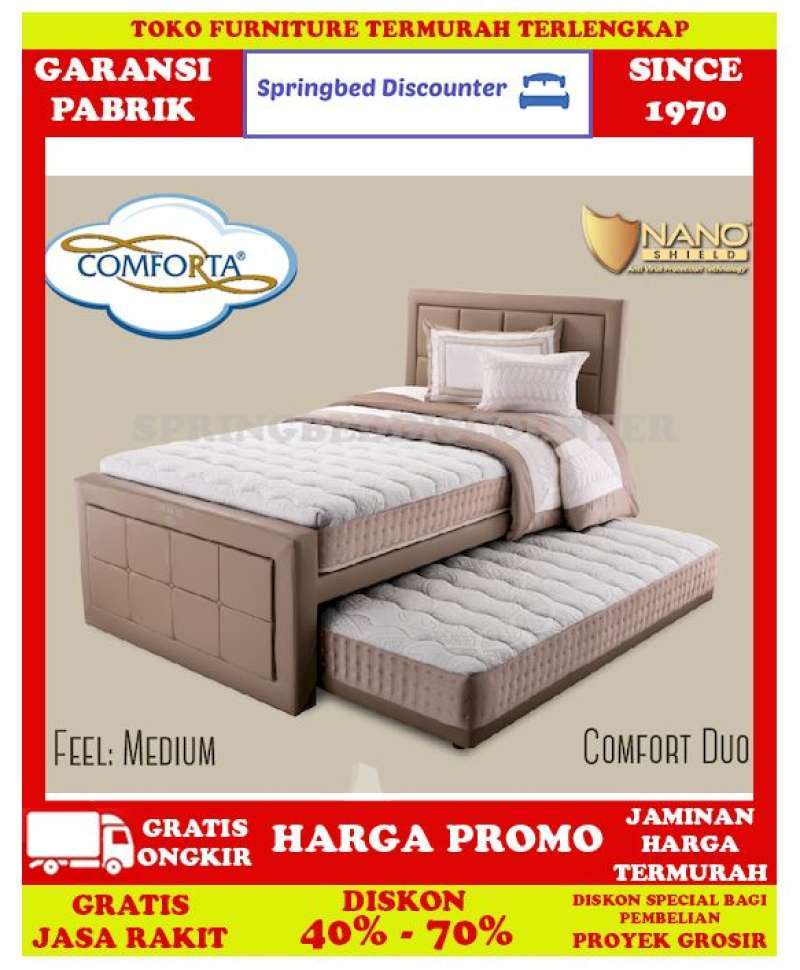 Spring Duo Jual Spring Bed Comforta Comfort Duo Original Murah - Harga Diskon Juni ...
