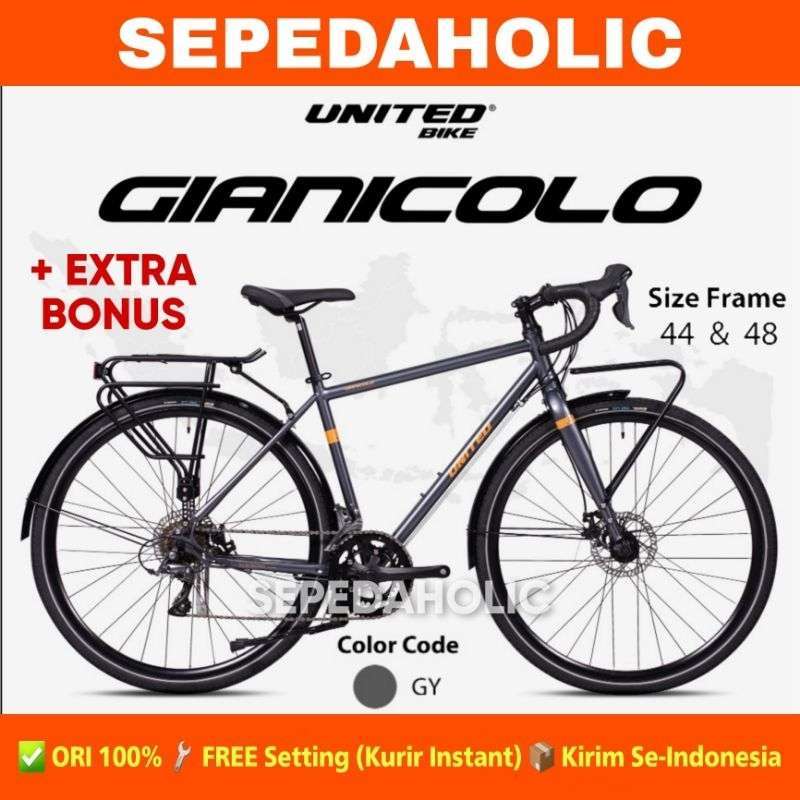 Sepeda Mtb Bici Gravel Bonus Sepeda Touring Gravel UNITED
