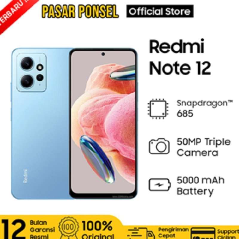 Jual XIAOMI REDMI NOTE 12 8/128GB GARANSI RESMI TERMURAH - Green di ...