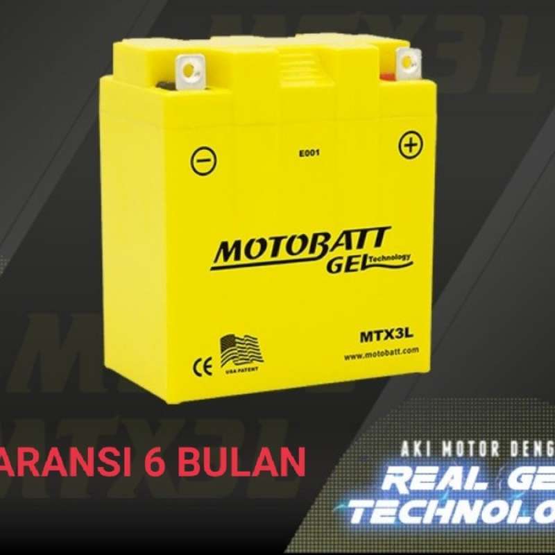 Promo Aki Motor Kawasaki Ninja 150 R Motobatt MTX3L Diskon 17% di