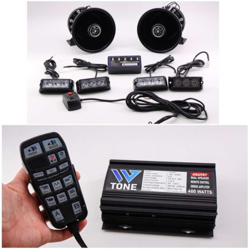 Jual Paket Toa Ts-400,ampli W Tone 400 Watt & As3x4 Ion Blue Di Seller ...