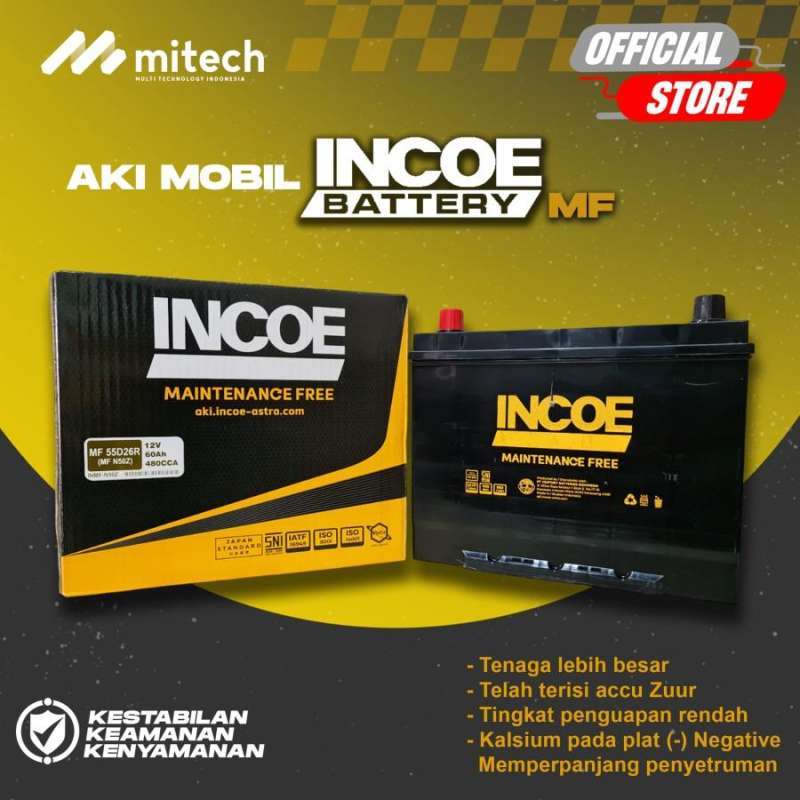 Jual AKI INCOE GOLD N50Z HYBRID ACCU MOBIL KIJANG GRAND NEW DYNA DUTRO