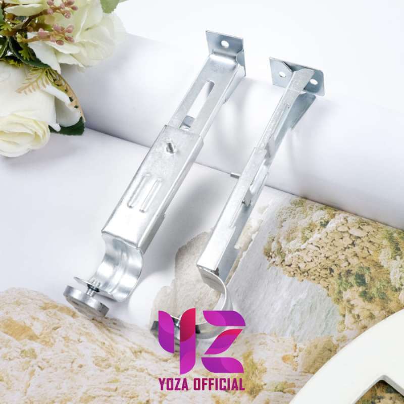 Jual [MURAH] BRACKET KAKI REL / RELL / RAIL / BATANG GORDEN / KAKI