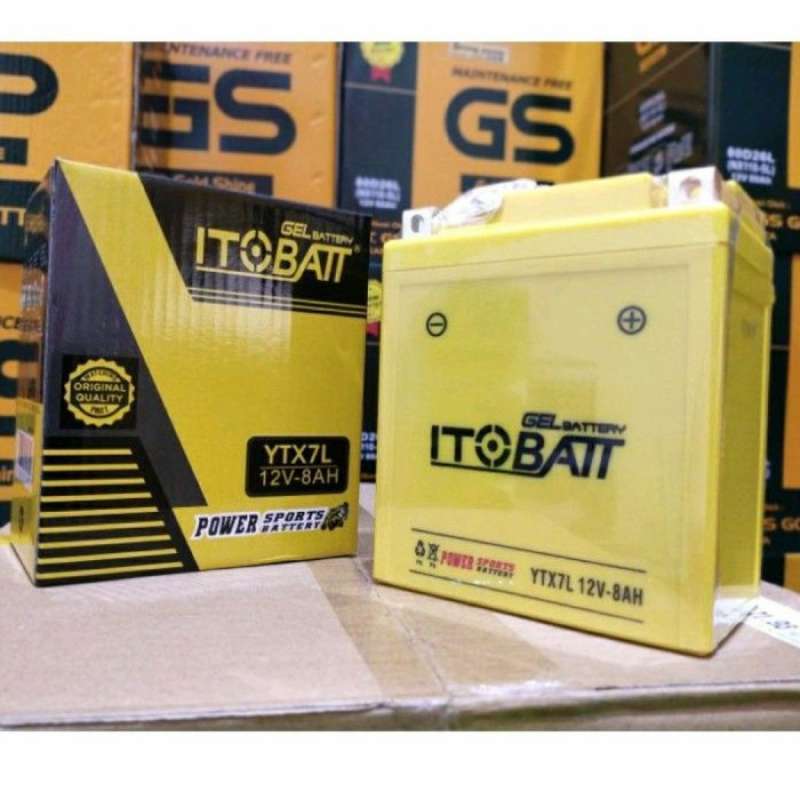 Promo AKI KAWASAKI W175 KLX 150 KLX 250 D'TRACKER ITOBATT YTX7L AKI GEL