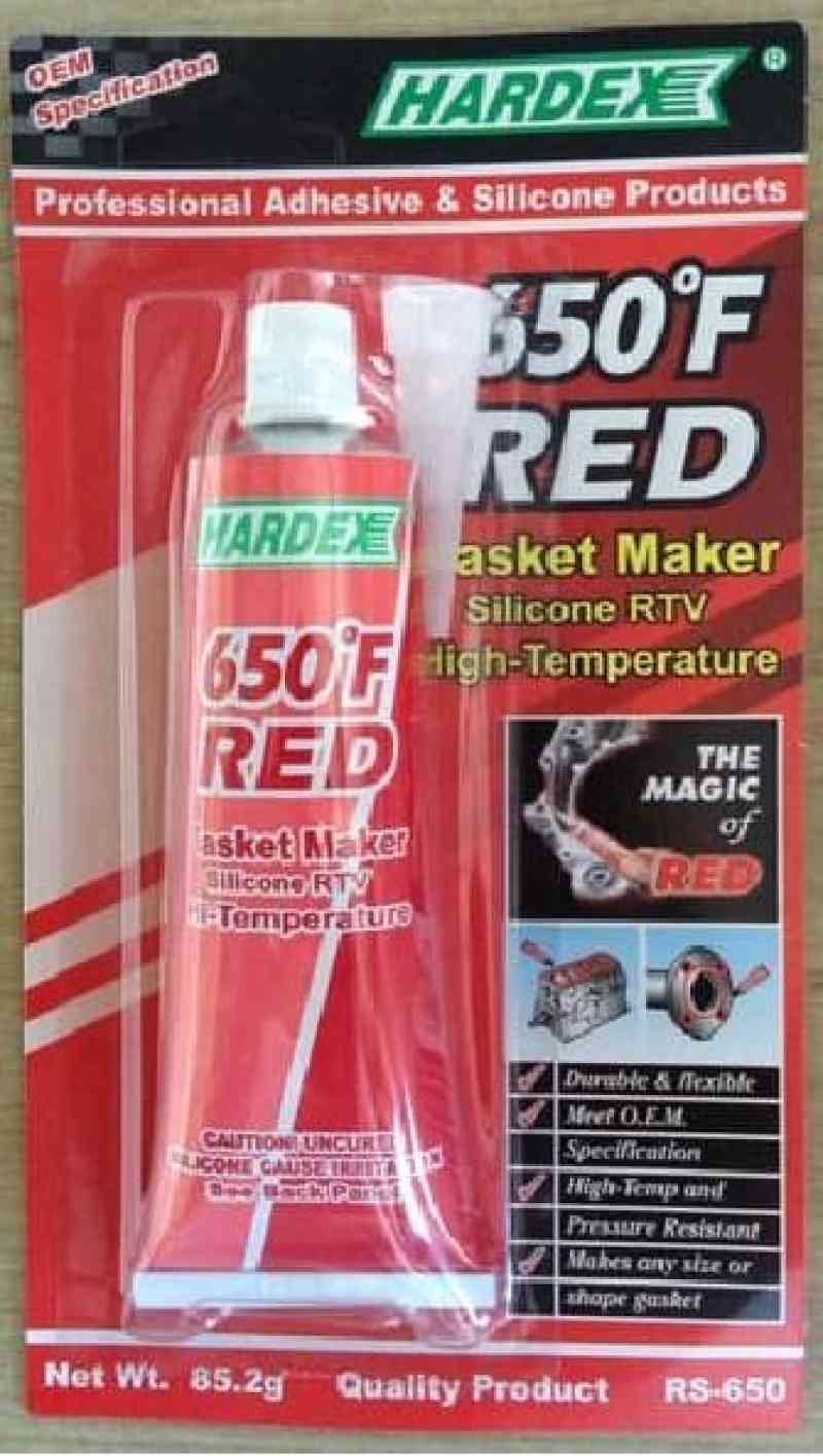 Promo HARDEX RED GASKET MAKER Hardex red RTV silicone gasket maker