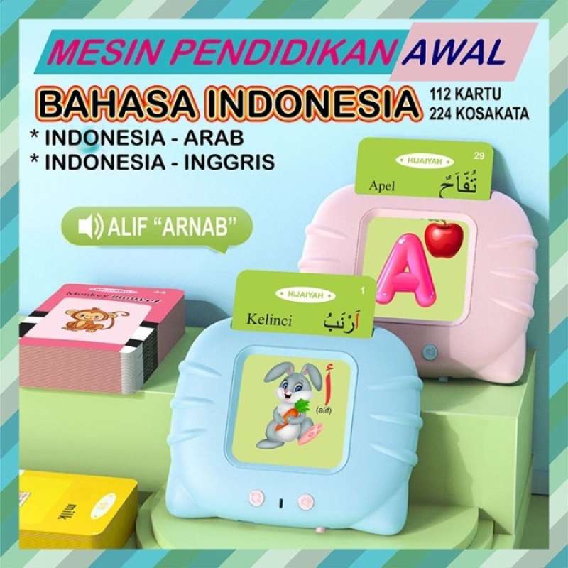 Jual Mainan Edukasi Activity Card Belajar Mengenal Angka dan Huruf di ...