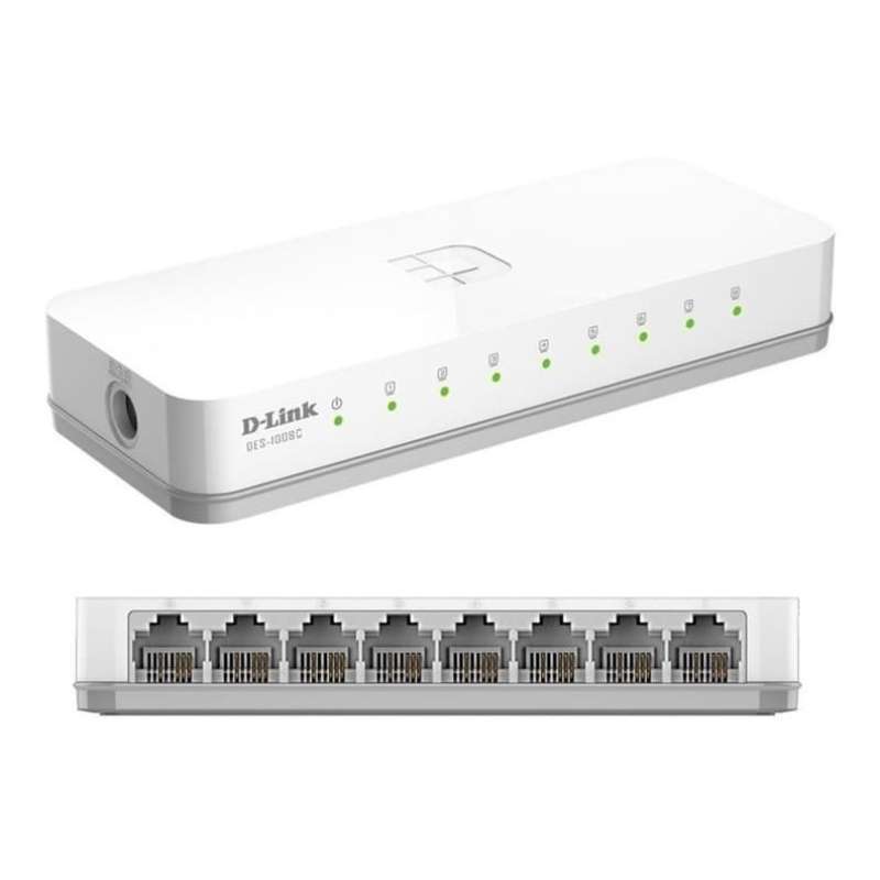 D-Link DES-1008C Desktop Switch 8 Ports 10/100Mbps