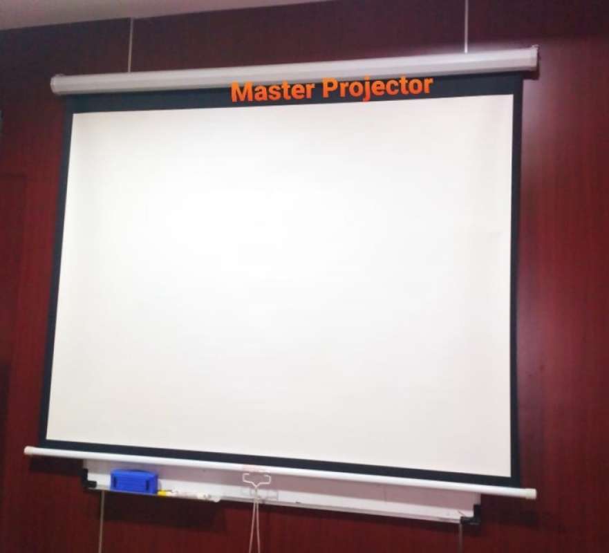 Promo Screen Pojector Manual Wall 50 - Layar Proyektor Manual 50 Diskon ...