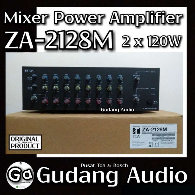 Promo Distributor Power Mixer Amplifier Toa ZA-2128M Diskon 23% di