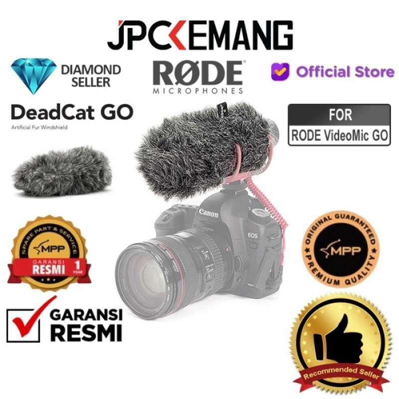 Promo Rode Deadcat Go For Videomic Go Furry Wind Cover Dead Cat
