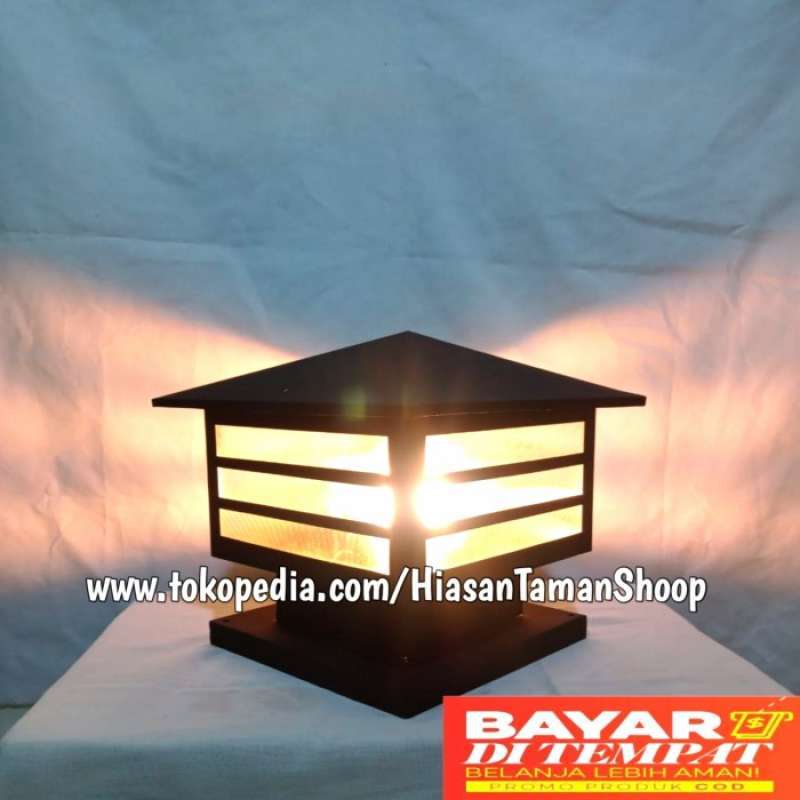 Promo Lampu Pilar Pagar Besar/Lampu Pilar Pagar Minimalis PB03 Diskon