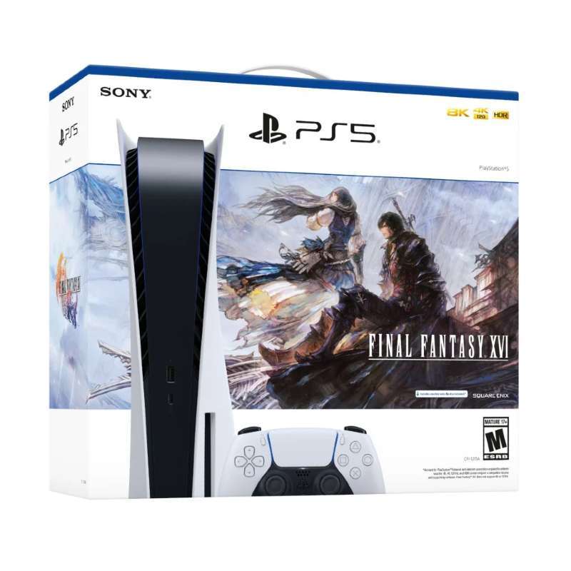Jual PlayStation 5 PS5 Disc Console Bundle Final Fantasy XVI di Seller