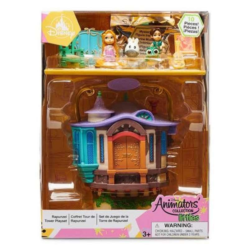 Promo Disney Animators Collection Littles Rapunzel Tower Playset Diskon