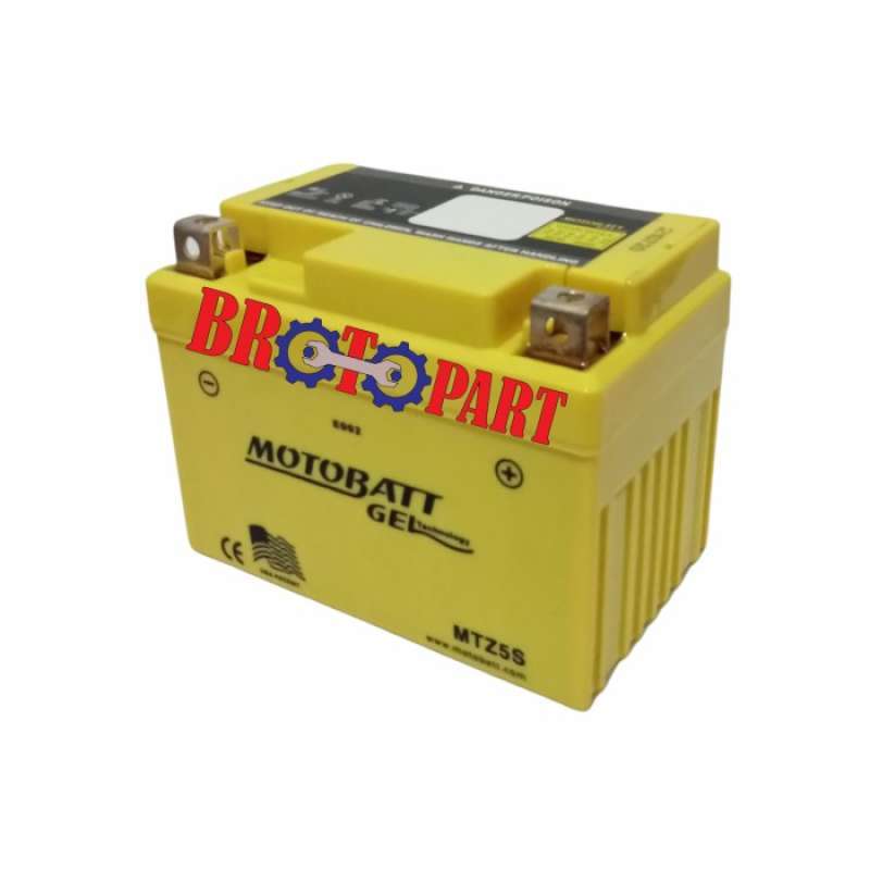 Promo Aki Motor Gel Honda Beat, Scoopy, Genio, Vario 110 Motobatt MTZ5S