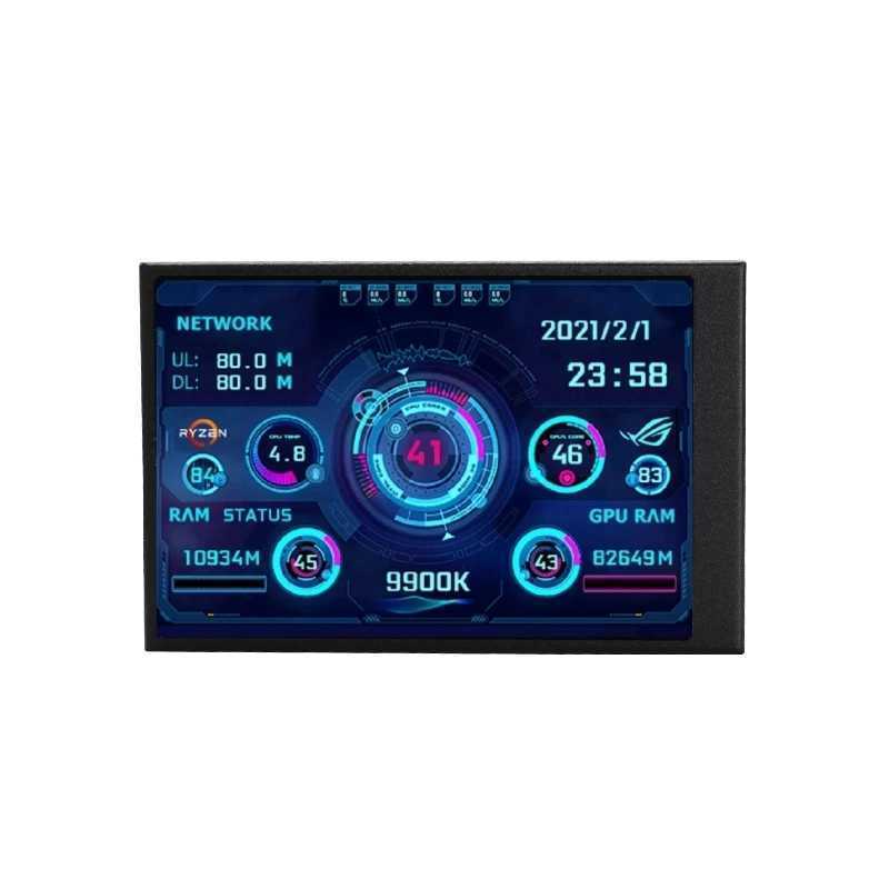 Sensor Screen Panel Jual Sensor Panel Ips Screen 3.5 Inch External Monitor Cpu Gpu Hdd Di ...