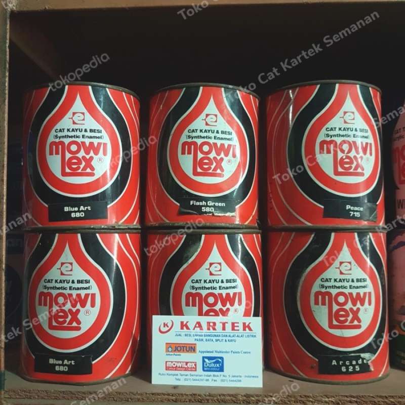 Promo Mowilex Kayu dan Besi Arcade 625 Cat Minyak 1 liter 1liter 1L 1kg