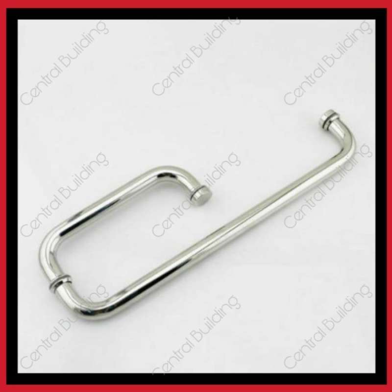 Jual Handle Shower 20x50/gagang Pintu Kaca Kamar Mandi Stainless Di