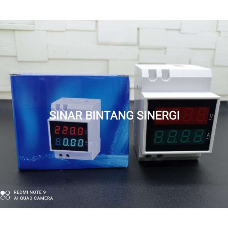 Promo Larkin LRDA2 Digital Din rail Meter Volt Ampere Multi dinrail